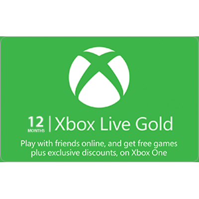Xbox Live 12 Month Gold Membership 